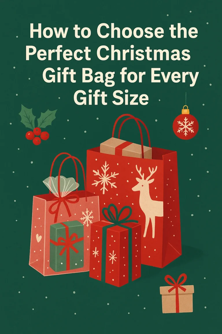 How to Choose the Perfect Christmas Gift Bag for Every Gift Size