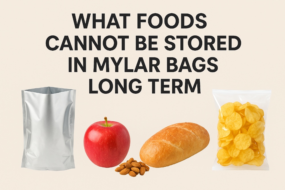 What Foods Cannot Be Stored in Mylar Bags Long Term