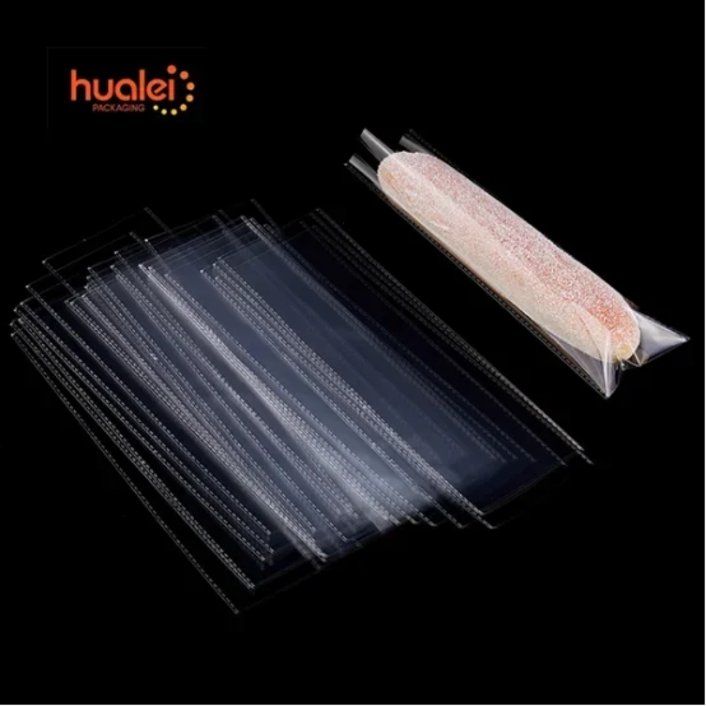 White Rubber Bag For Wrapping Bread OPP bag bread