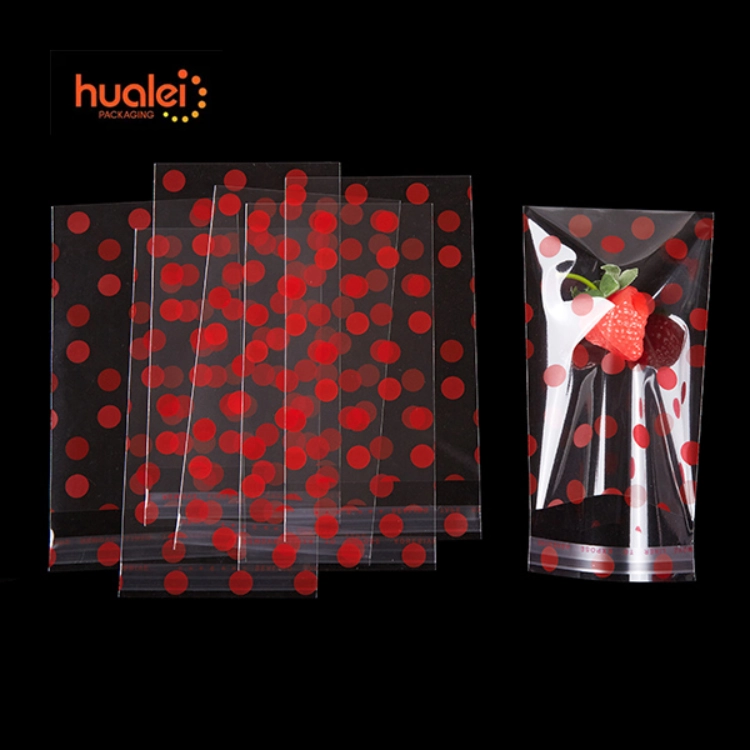 OPP bag polka dot printing
